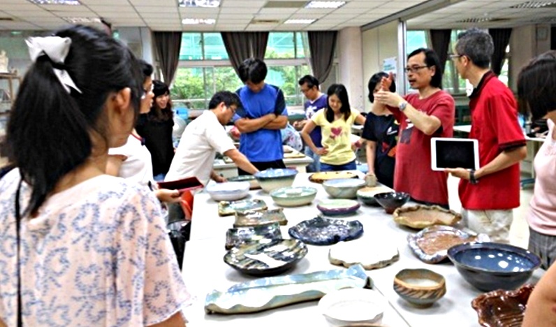教師專業成長研習─欣賞陶盆與食器的美感學習陶瓷與餐飲文化的關係
